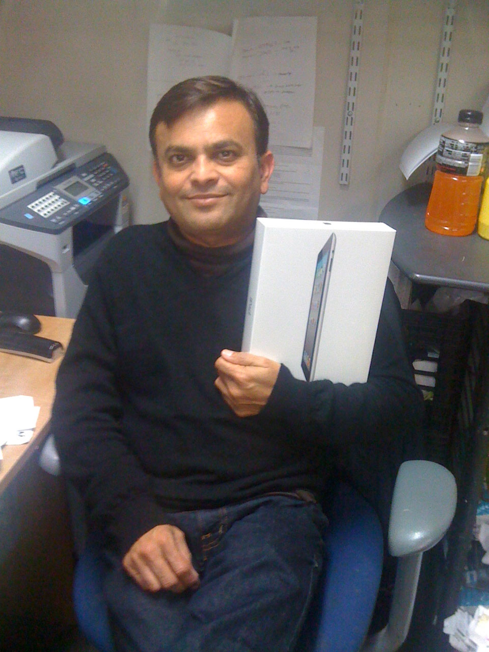 iPad Winner Mr Shah